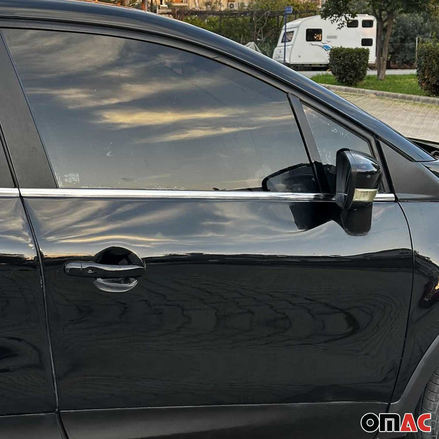 Fensterleisten Zierleisten für Renault Captur 2013-2019 Edelstahl Chrom 4tlg