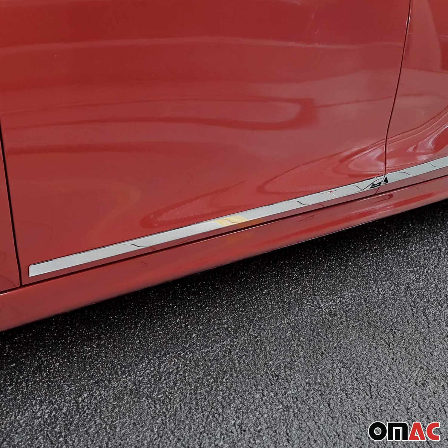 Seitentürleiste Türleisten Türschutzleiste für Opel Corsa F 2019-2026 Chrom 4x