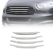 Kühlergrill Leisten Grillleisten für Ford Transit Courier 2014-2018 Chrom 4x