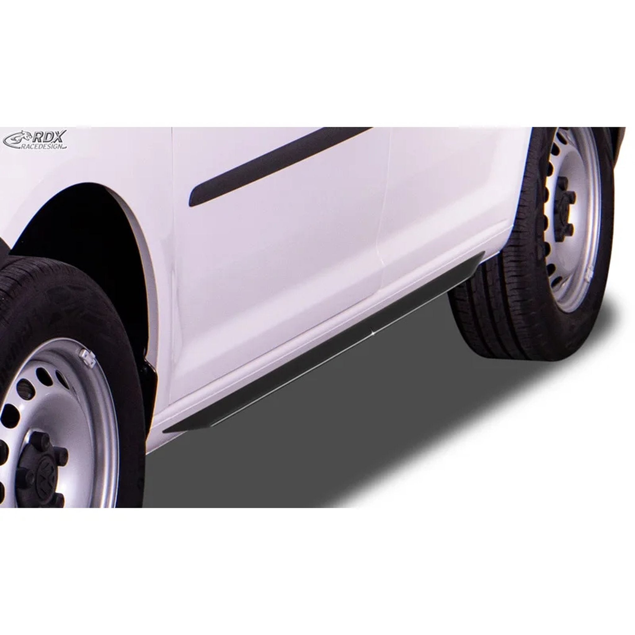 RDX Seitenschweller für VW Caddy 2K Maxi 2004-2020 Slim ABS Schwarz 2er-Set TÜV