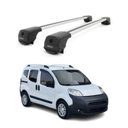 Dachträger Grundträger für Peugeot Bipper 2008-2017 Aluminium 75kg Grau 2tlg
