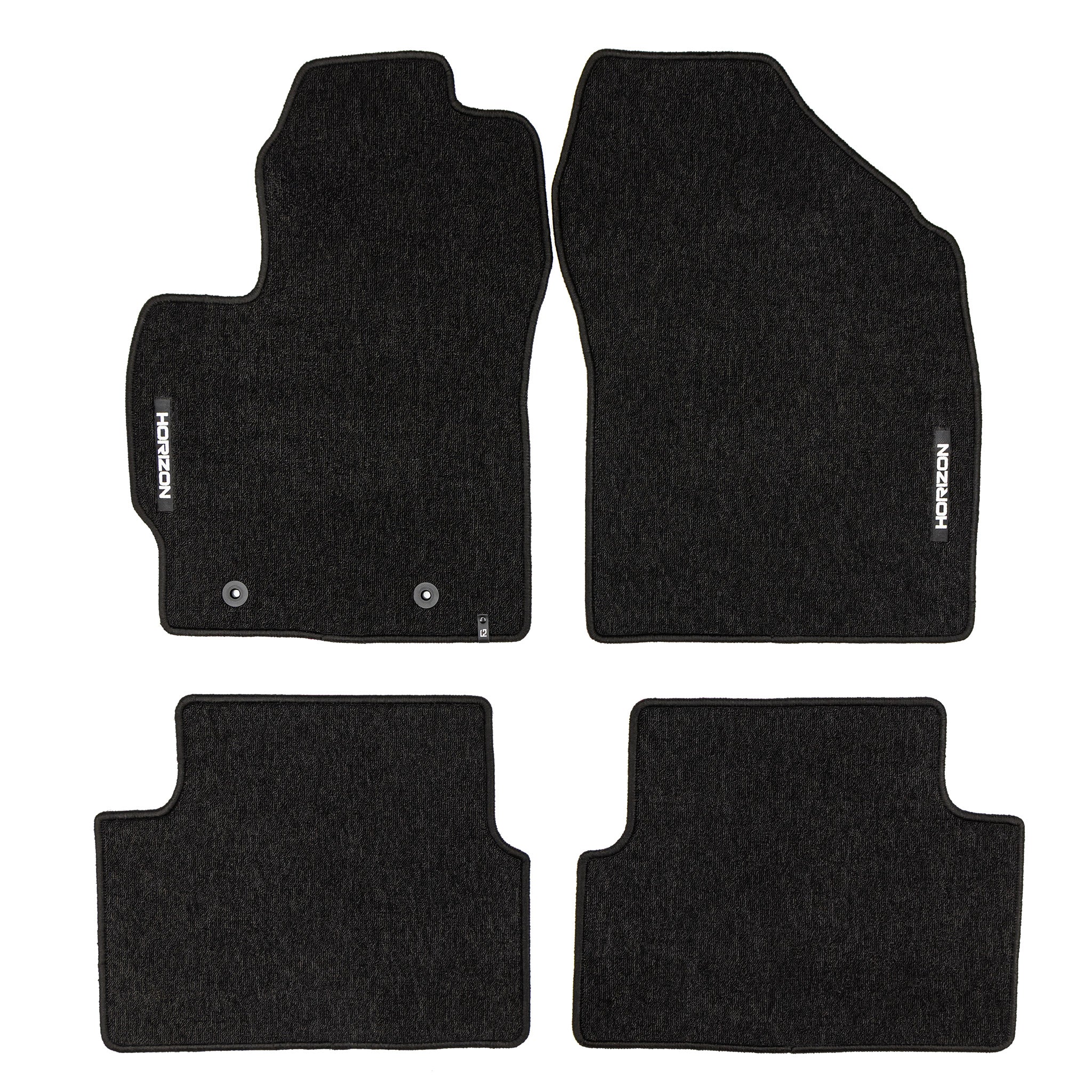 Velours Fußmatten für Toyota Auris I 2006-12 Autoteppich Automatten Schwarz 4tlg