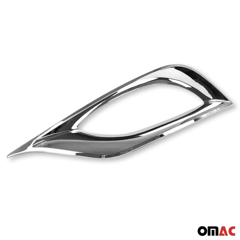 Nebelscheinwerfer Rahmen für Hyundai Sonata 6 2011-2014 Chrom ABS Silber 2tlg