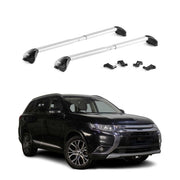Dachträger für Mitsubishi Outlander III 2013-2021 100kg Alu Silber 2 tlg ABE