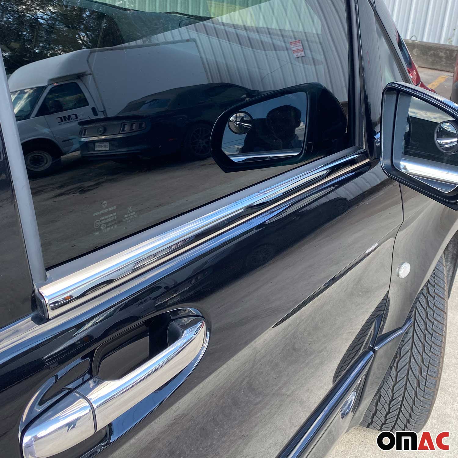 Fensterleisten Zierleisten für Mercedes Klasse W447 2014-2026 Edelstahl Chrom 2x