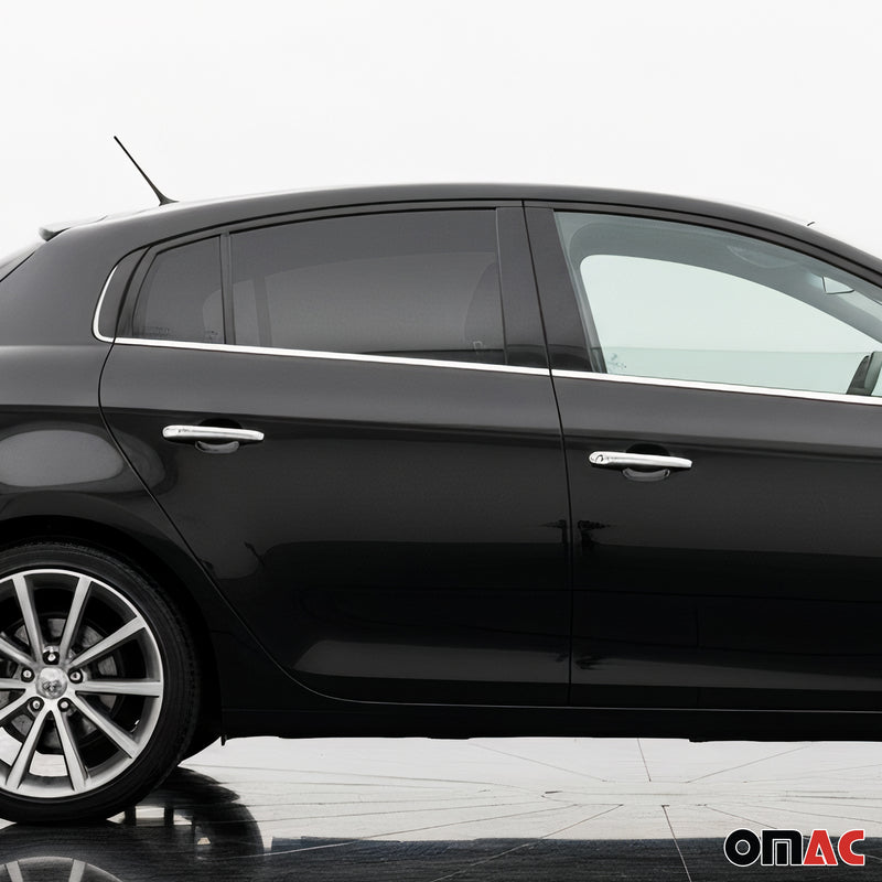 Türgriff Blende Türgriffkappen für Fiat Bravo 2007-2014 4Tür Edelstahl Silber 8x