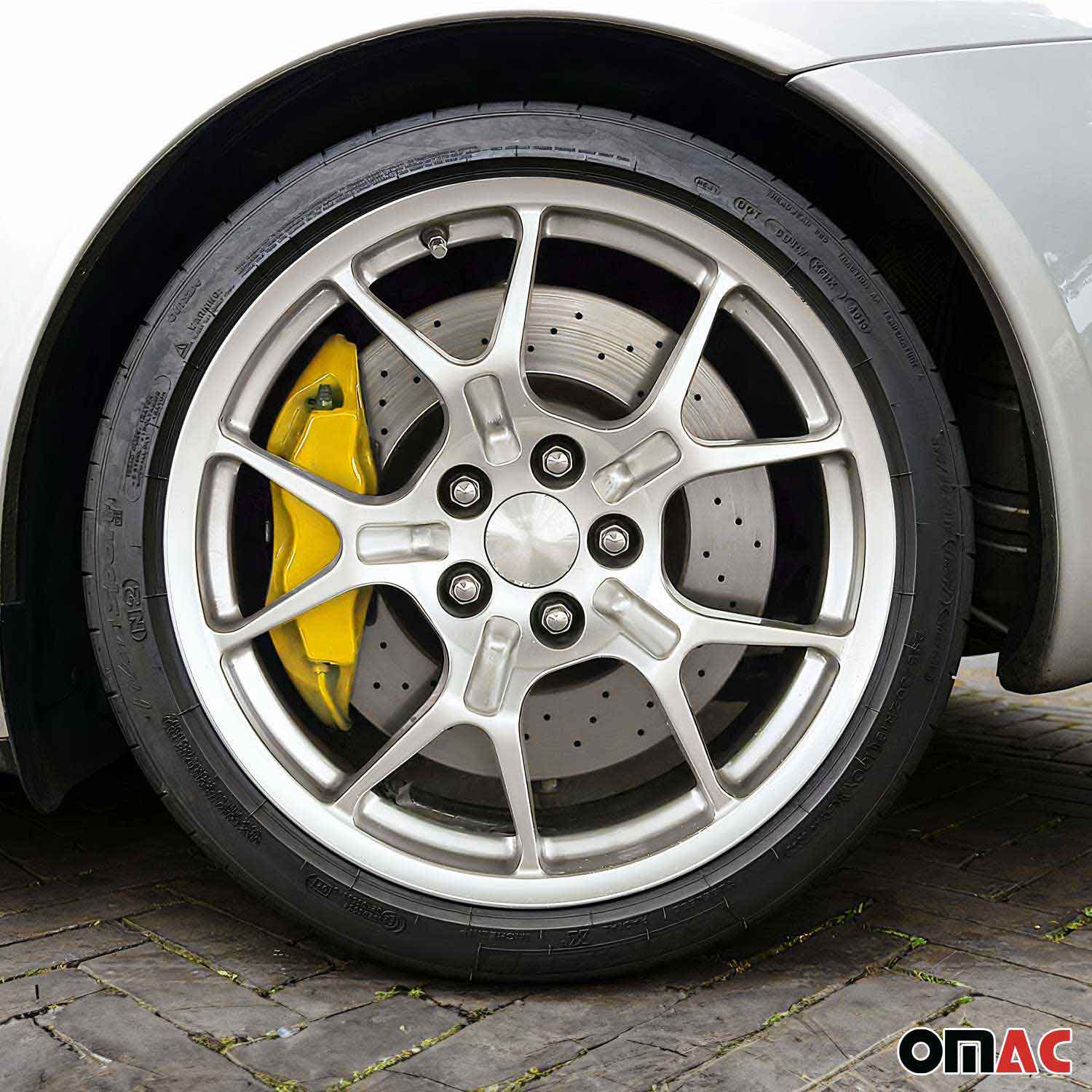OMAC Bremssattellack Bremssattelfarbe California Gelb Auto Lack Set Tuning