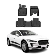 Fußmatten Gummimatten für Jaguar I-Pace 2018-2024 OMAC Premium 3D Schwarz TPE 3x