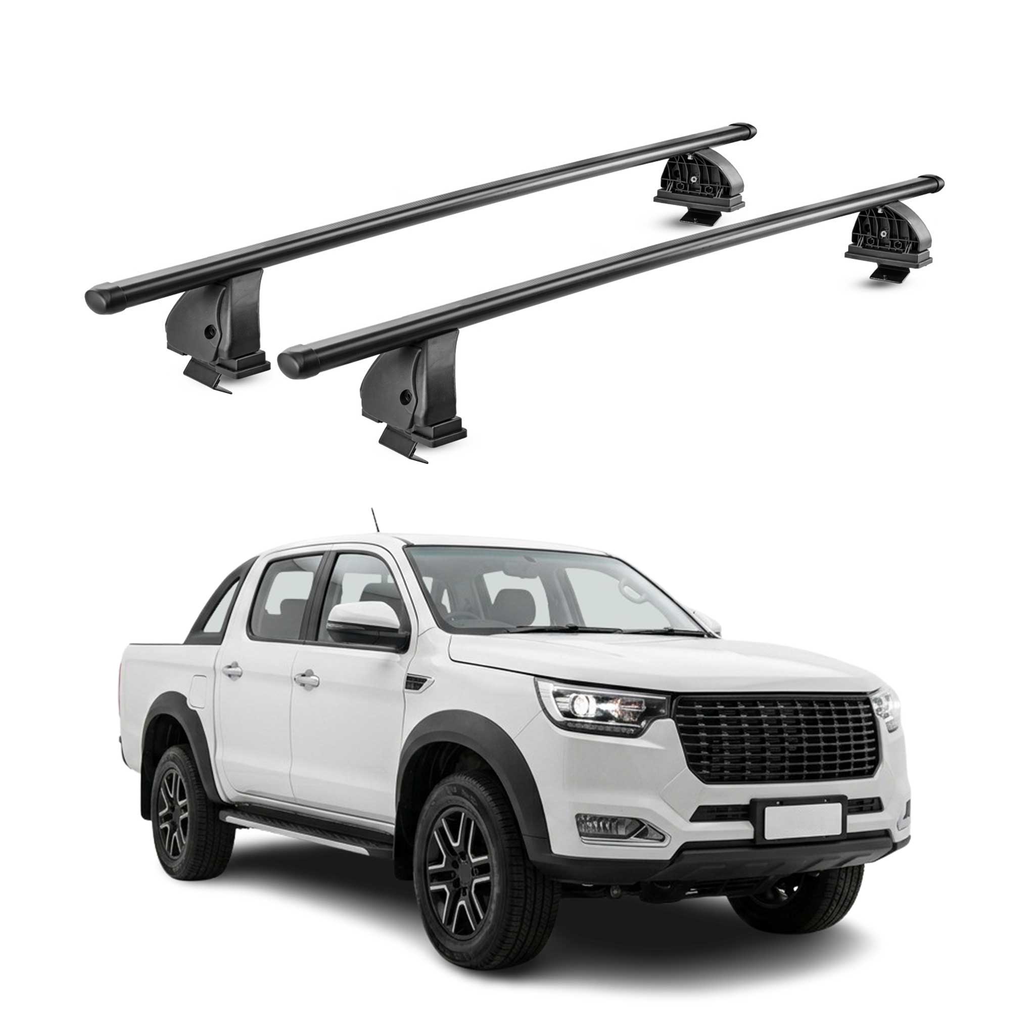 Stahl Dachträger für DR PK8 2023-2026 TÜV Abschließbar 75 kg 2tlg Schwarz