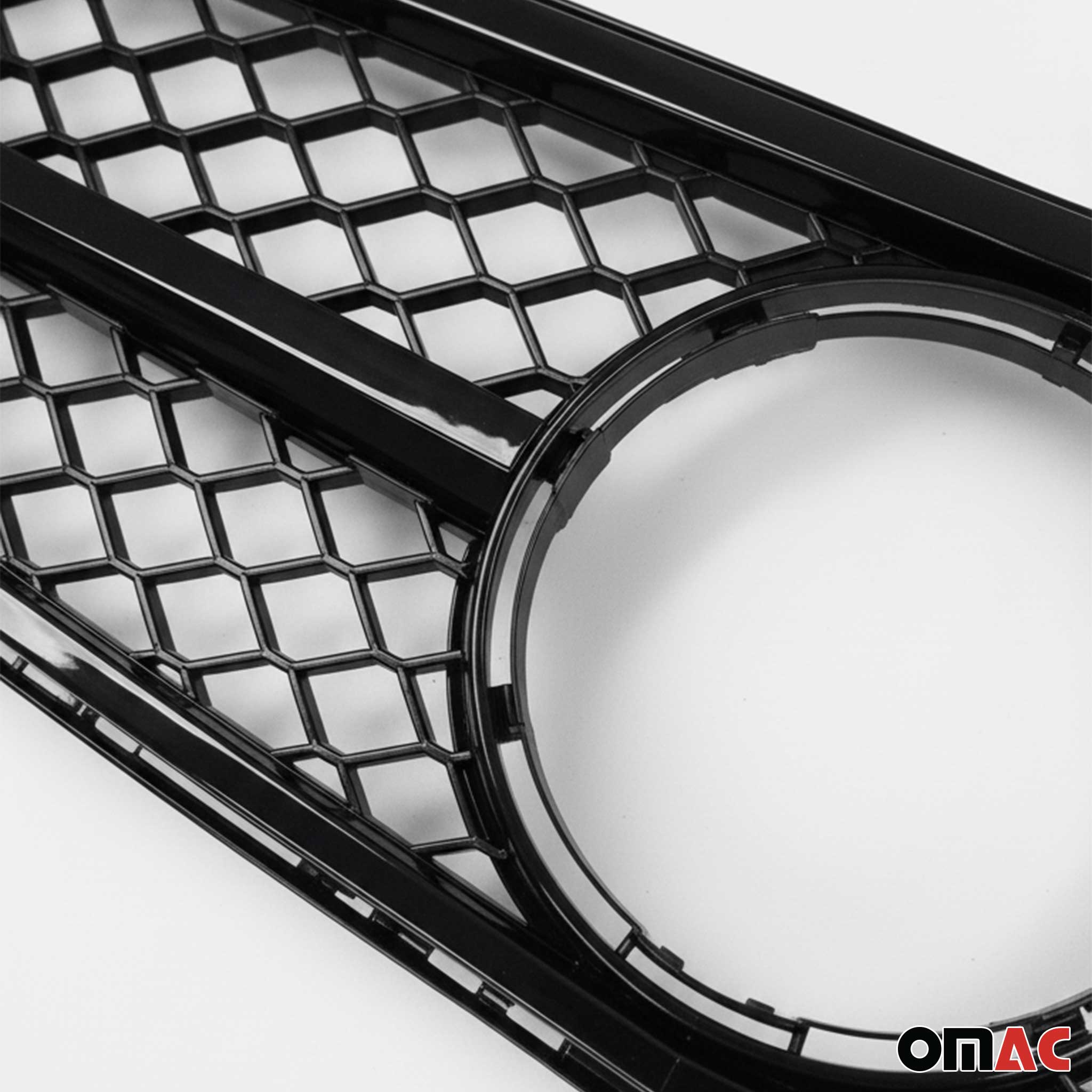 Kühlergrill Grill Frontgrill für Mercedes C Klasse W204 2011-2014 Schwarz
