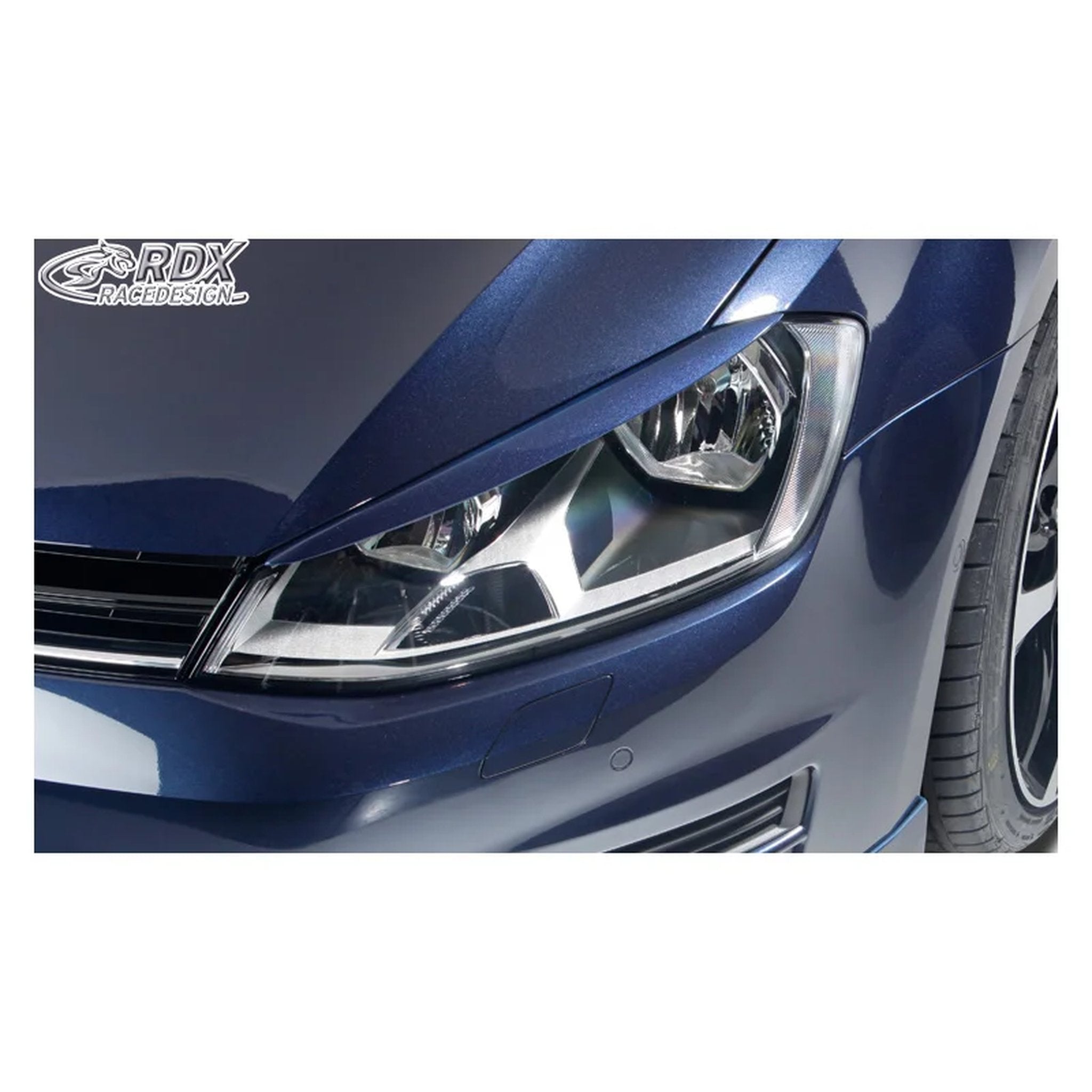 RDX Scheinwerferblenden für VW Golf VII 2012-2017 ABS TÜV