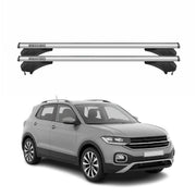 Menabo Dachträger Grundtäger für VW T-Cross 2024-2026 FL Aluminium Silber 2 tlg