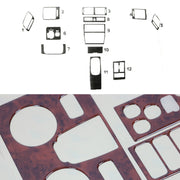 Innenraum Dekor Cockpit für Audi A6 C5 4B 1997-2001 Wurzelholz Optik 12tlg