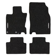 Velours Fußmatten für Nissan Qashqai II 2013-2021 Autoteppich Schwarz 4 tlg