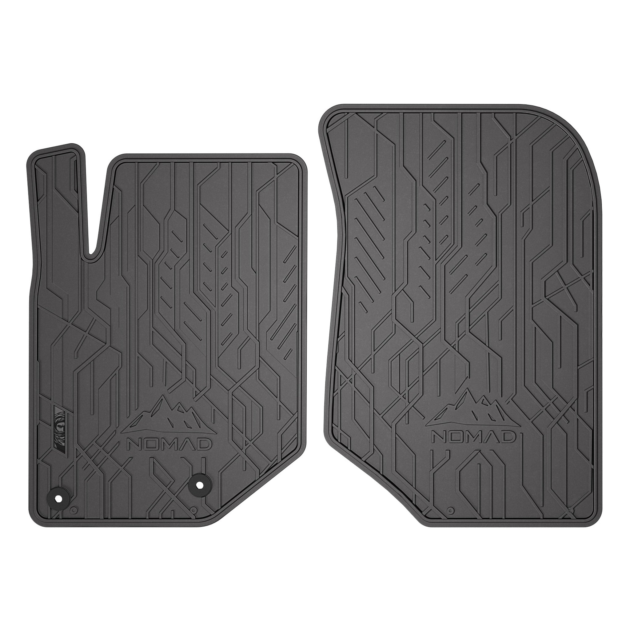 Fußmatten Gummimatten Automatten für Opel Mokka B 2021-2026 Gummi Schwarz 2tlg