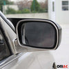 Spiegelkappen Spiegelabdeckung für Honda Civic 2002-2004 ABS Schwarz Glanz 2tlg