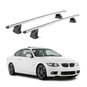 Alu Dachträger für Bmw 3er E92 Coupè 2006-2012 TÜV T-Nut 75 kg 2tlg Silber