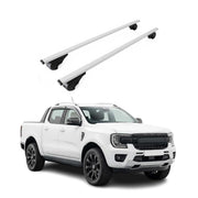 Dachträger Grundträger für Ford Ranger IV 2022-2026 Stahl Silber 2tlg