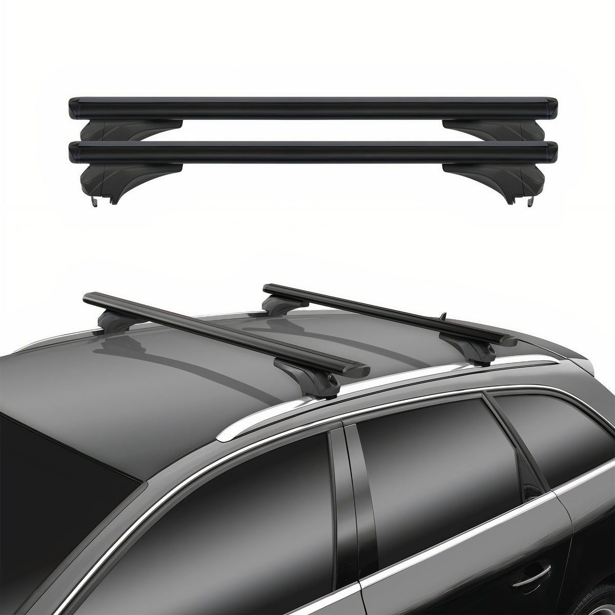 Menabo Dachträger für Mercedes CLA Shooting Brake X174/X178 2025-26 Alu Schwarz