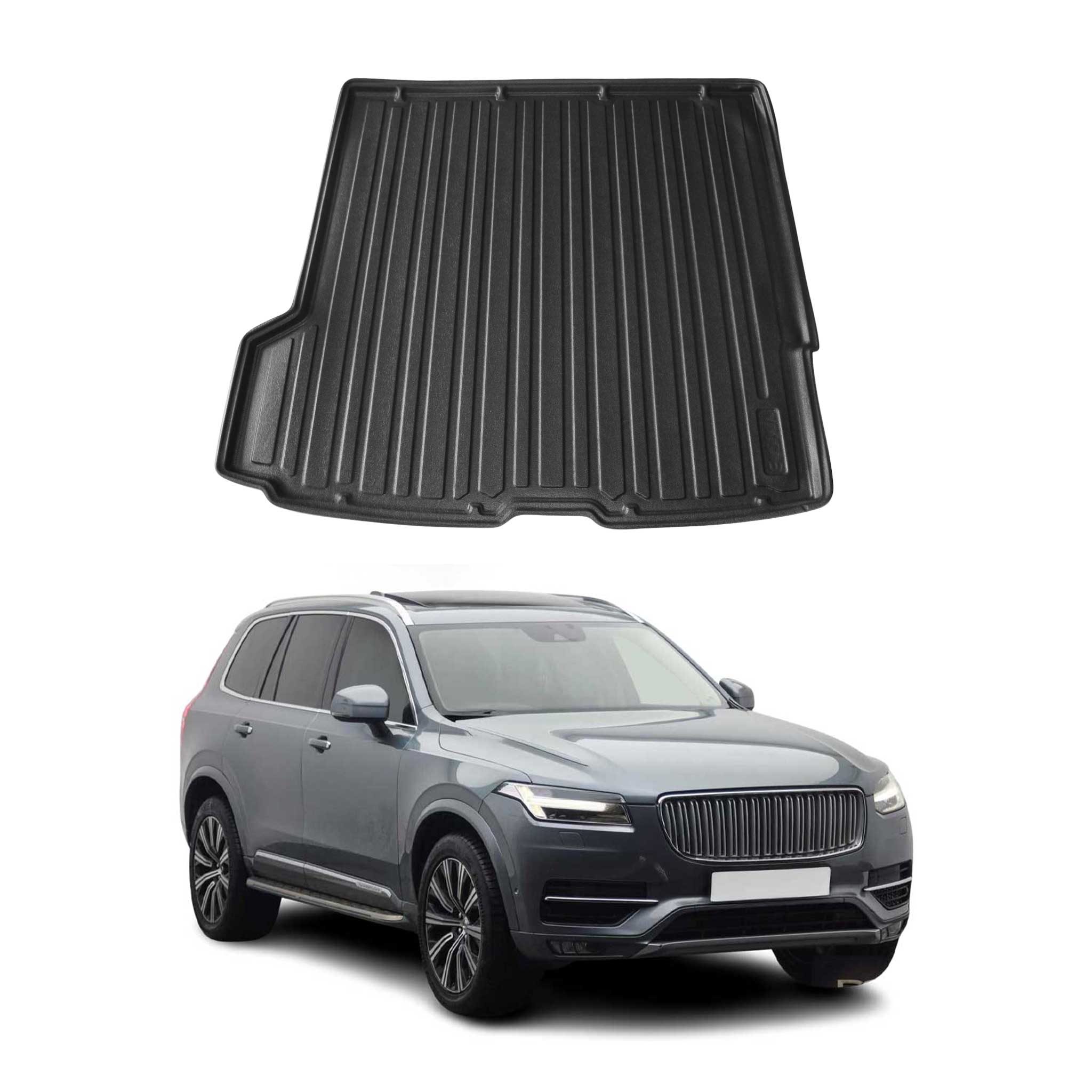 Kofferraumwanne Laderaumwanne für Volvo XC90 2015-2026 Gummi TPE Schwarz