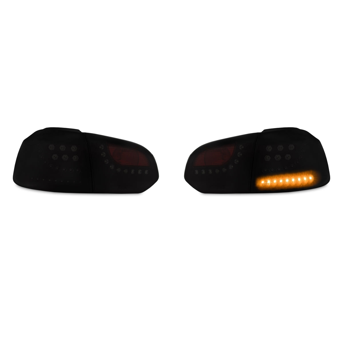 JOM LED Rückleuchten für VW Golf 6 08-12 New Design Schwarz Dynamik-Blinker