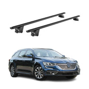 Dachträger für Renault Talisman Grandtour 2015-2022 100kg Alu Schwarz 2x ABE