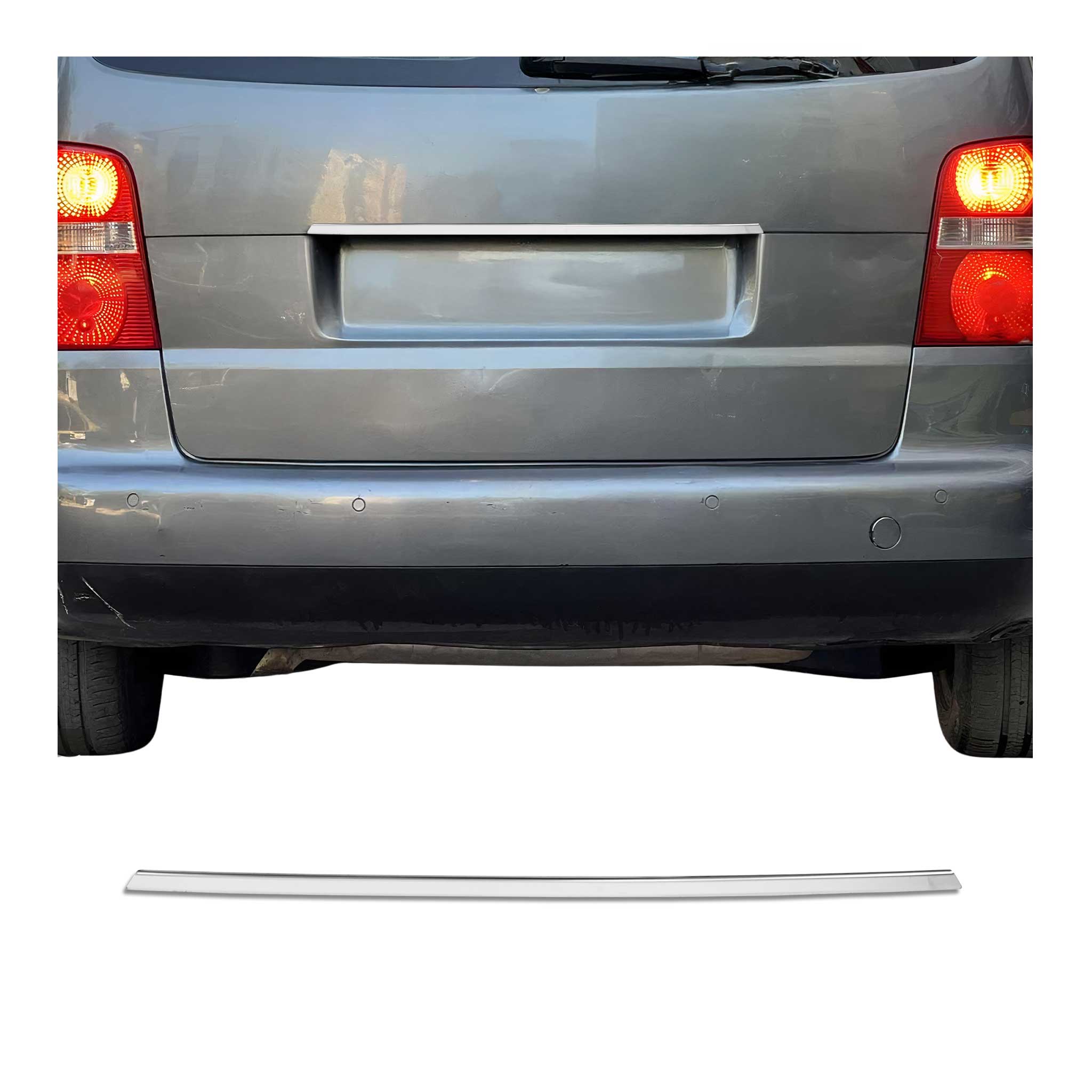 Kofferraumleiste Heckklappe Leiste für VW Passat 2000-2005 Edelstahl Chrom 1tlg