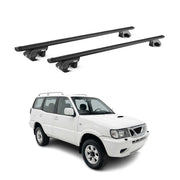 Dachträger Grundtäger für Nissan Terrano II R20 1993-2005 90kg Alu Schwarz ABE
