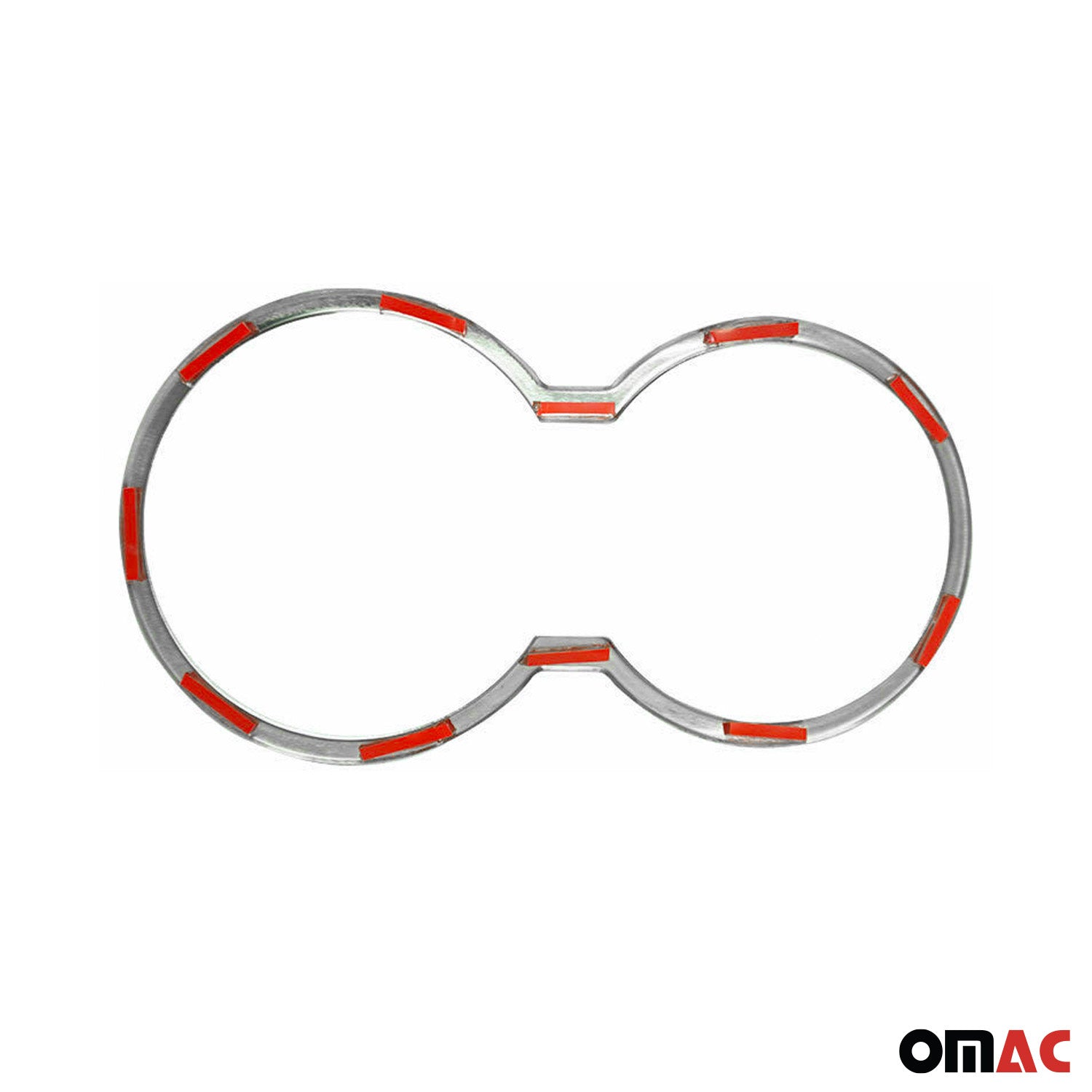 Getränkehalter Rahmen Cupholder für Hyundai ix35 2010-2015 Edelstahl Chrom