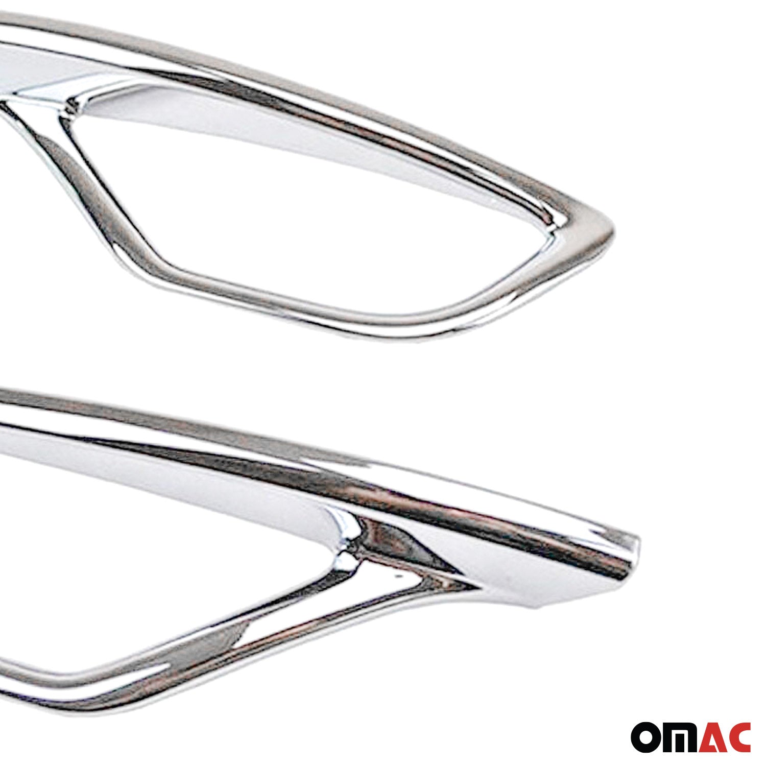 Reflektor Blenden Reflektorleiste für Toyota RAV4 2018-2020 Chrom ABS 2x