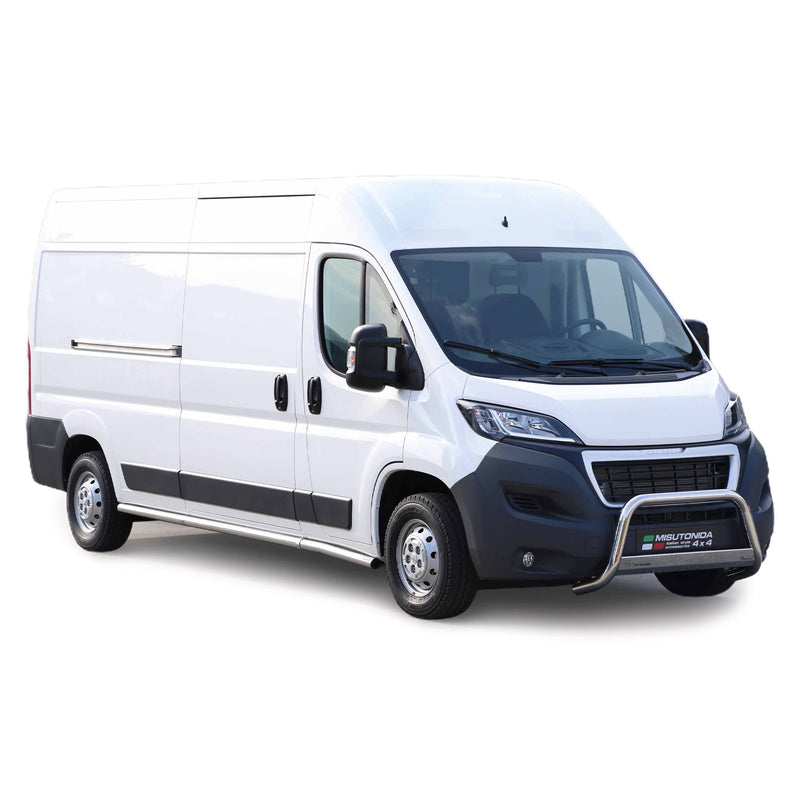 Frontbügel Frontschutzbügel für Peugeot Boxer 2014-2025 ø63mm Stahl Silber