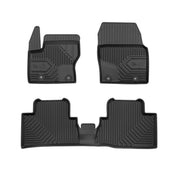 Fußmatten Gummimatten No.77 für Ford Grand C-Max 2010-2019 TPE Schwarz 3 tlg