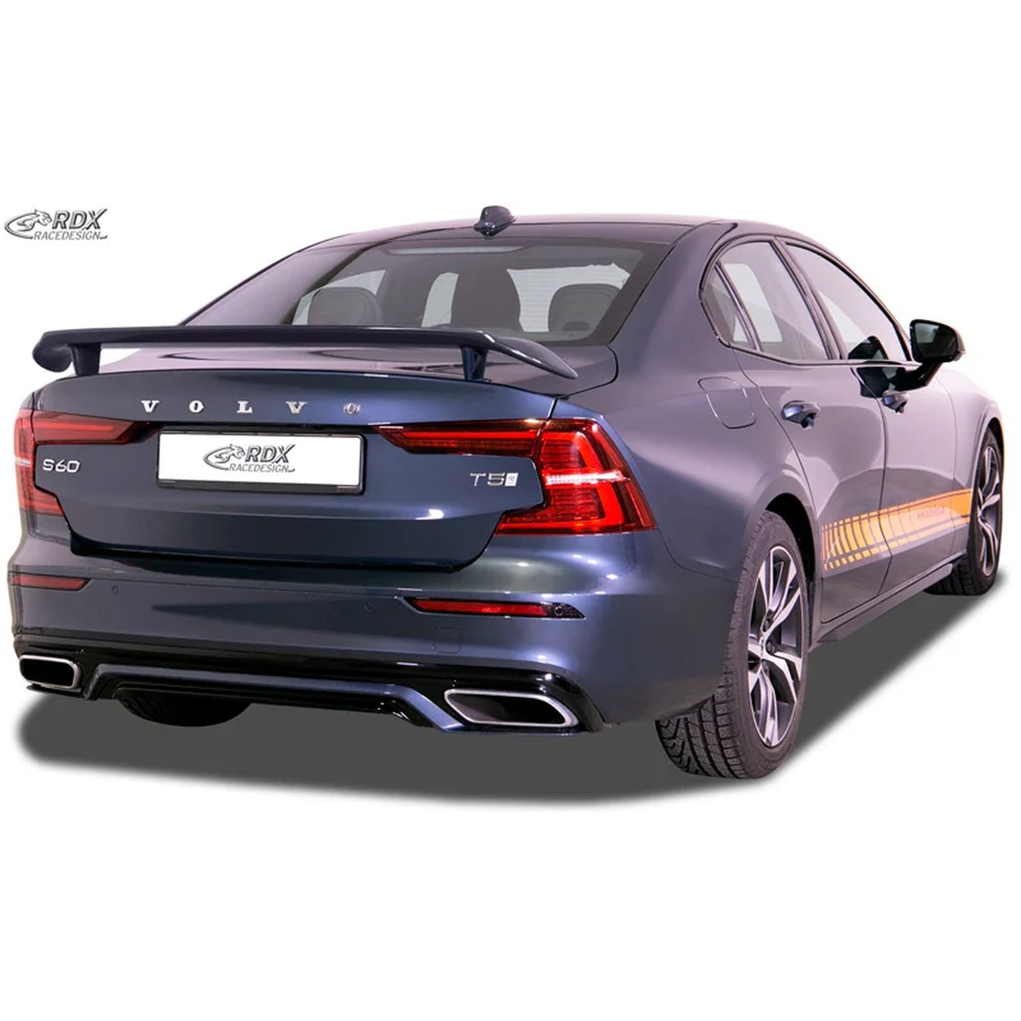 RDX Seitenschweller 'Slim' für Volvo S60 & V60 II 2018- ABS Schwarz 2er-Set TÜV