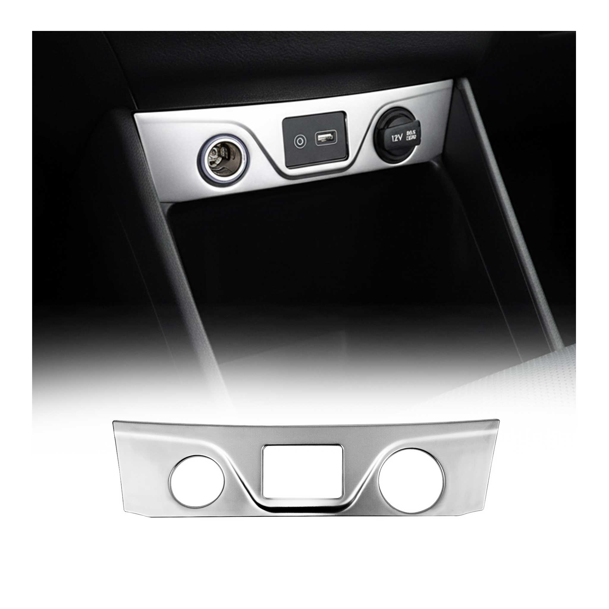 Zentrale Steuerung Beschichtung für Hyundai Tucson 2015-2021 Chrom ABS Silber 1x