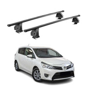 Stahl Dachträger für Toyota Verso S 2010-2016 TÜV Abschließbar 2tlg Schwarz
