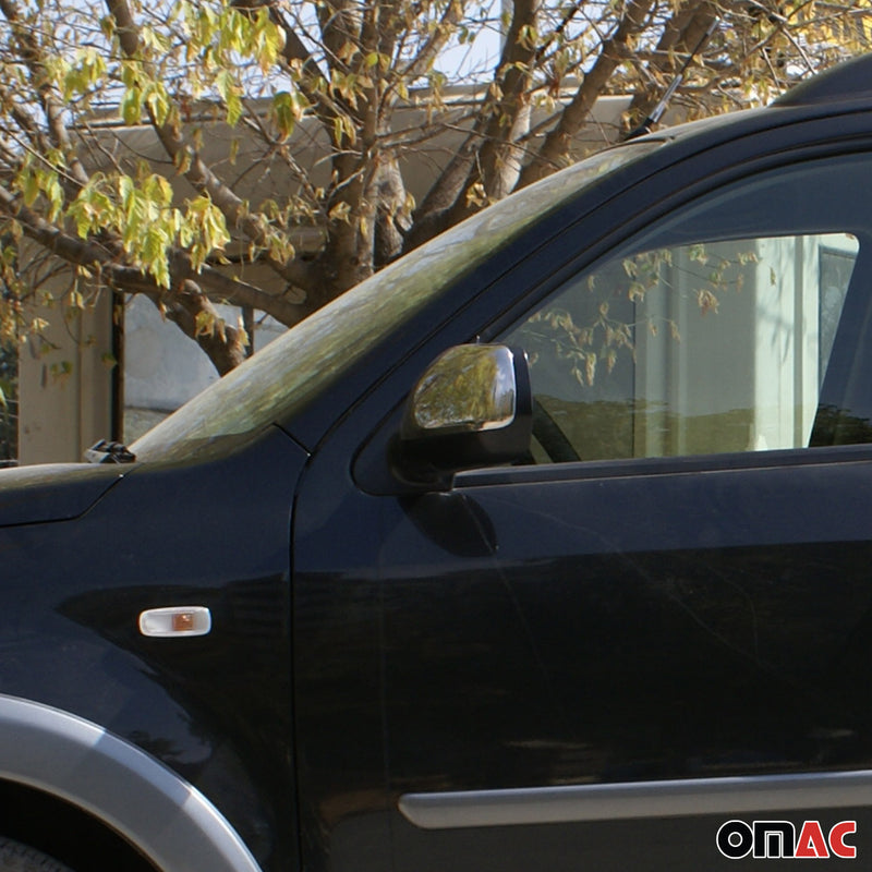 Spiegelkappen Spiegelabdeckung für Daihatsu Terios 2006-2017 Edelstahl Silber