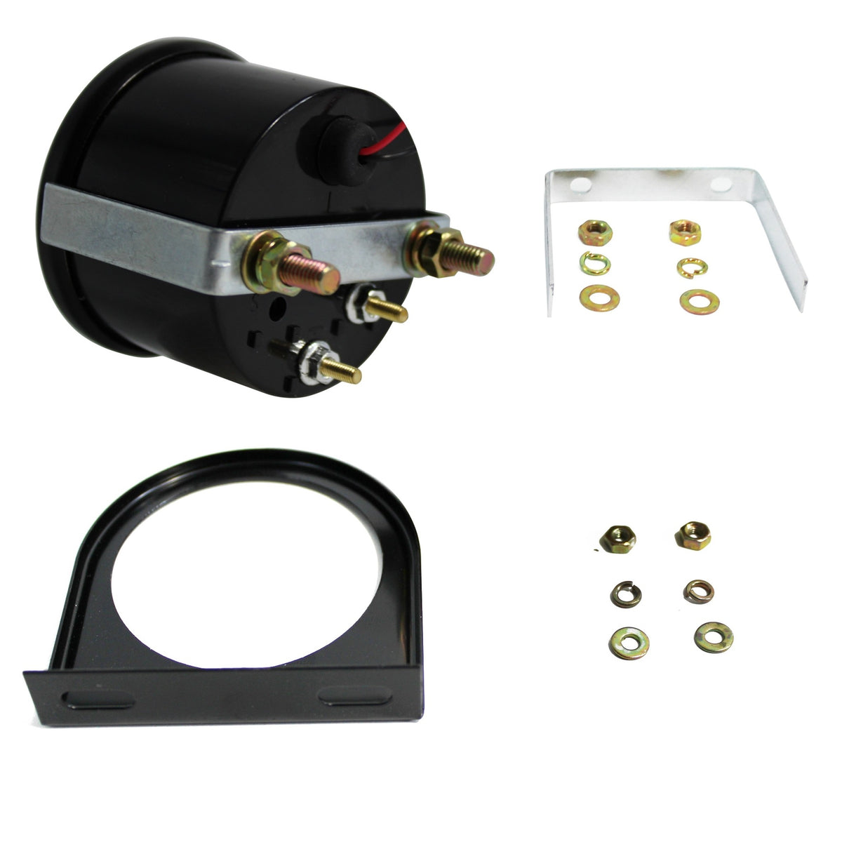 JOM Zusatzinstrument volt Schwarz Ø52mm Rally Schwarz