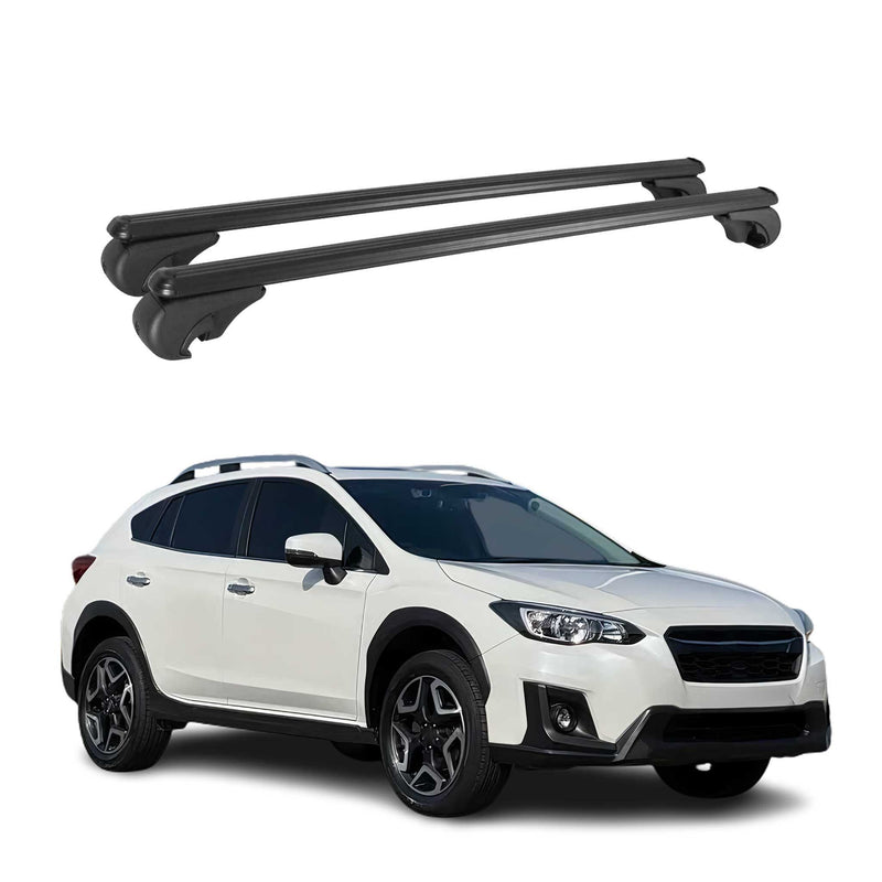 Dachträger für Subaru XV 2017-2025 Gepäckträger Grundträger Aluminium Schwarz 2x