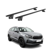 Dachträger Grundtäger für Skoda Kodiaq II 2024-2026 Aluminium Schwarz 2 tlg ABE