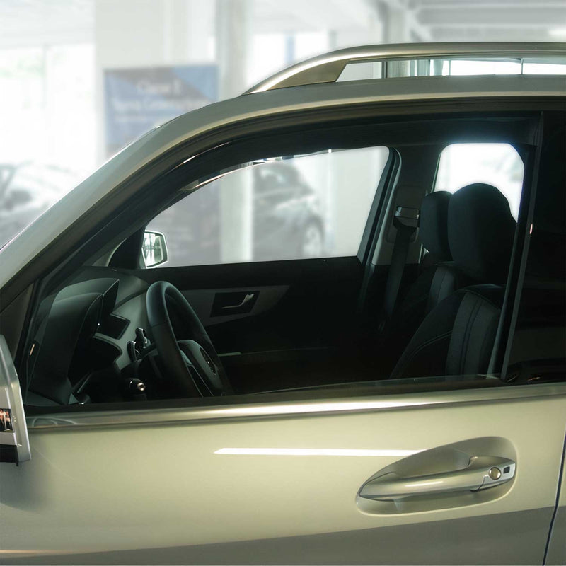 Windabweiser Regenabweiser für Mercedes GLK 2008-2015 Dunkel Acryl 2tlg