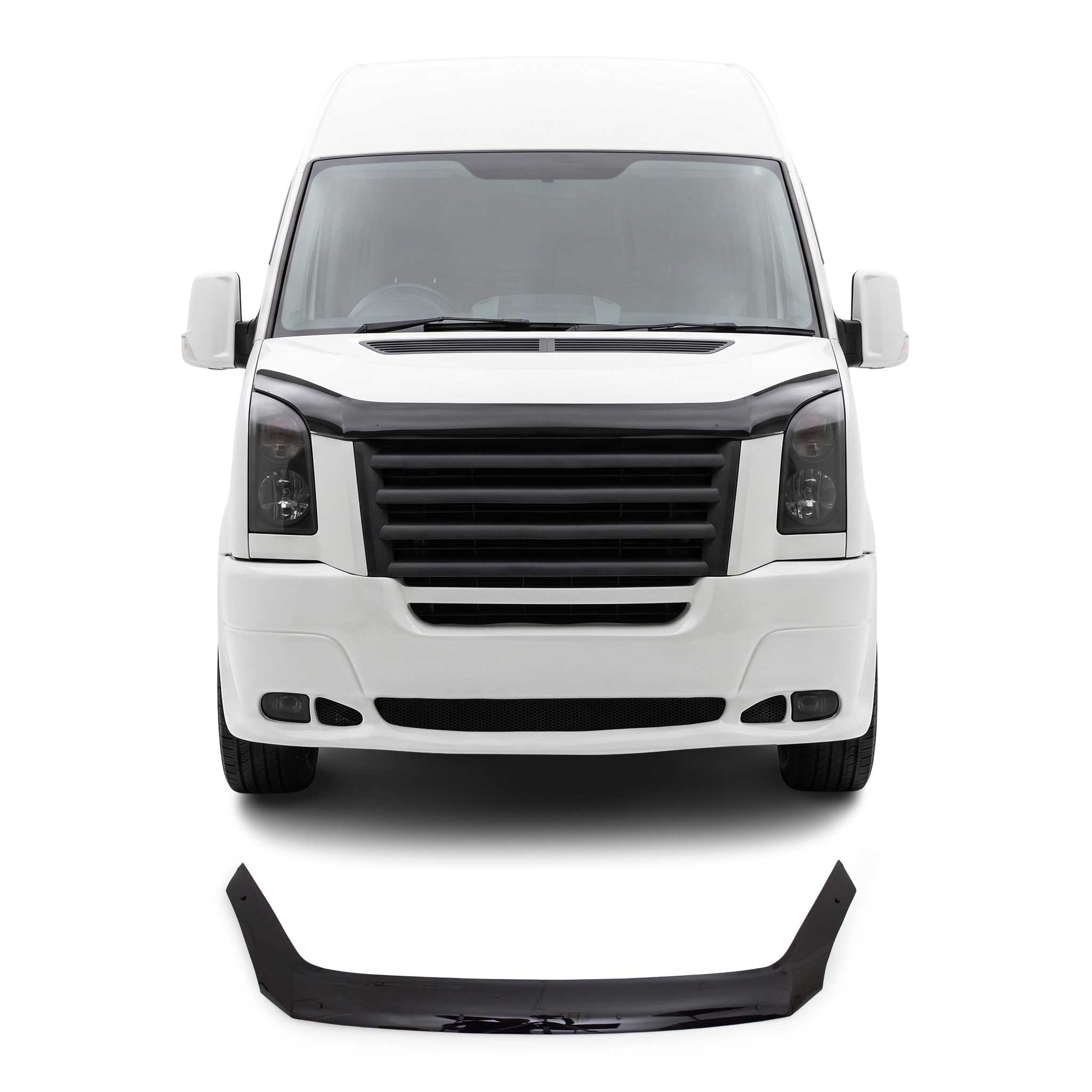 Für VW Crafter 2006-2012 Motorhaube Deflektor Insekten und Steinschlagschutz