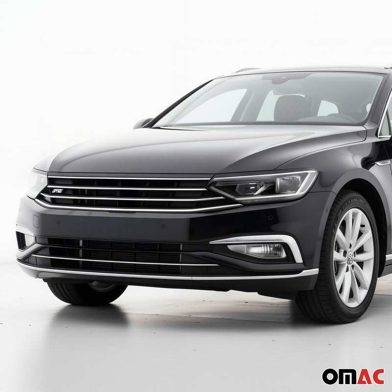 Nebelscheinwerfer Rahmen Umrandung für VW Passat B8 2019-2021 Edelstahl 2x