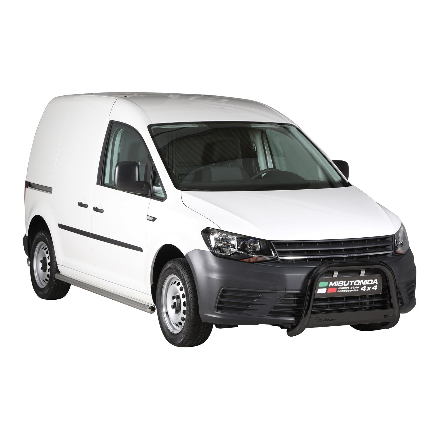 Frontbügel Frontschutzbügel für VW Caddy 2015-2020 ø63mm Stahl Schwarz Schutz