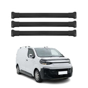 Dachträger Grundtäger für Fiat Scudo 2022-2026 Aluminium Schwarz 3 tlg