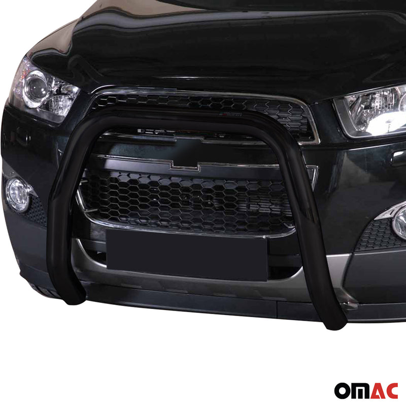 Frontbügel Frontschutzbügel für Chevrolet Captiva 2011-2016 ø76mm Stahl Schwarz