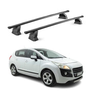 Stahl Dachträger für Peugeot 3008 I 2009-2016 TÜV Abschließbar 2tlg Schwarz
