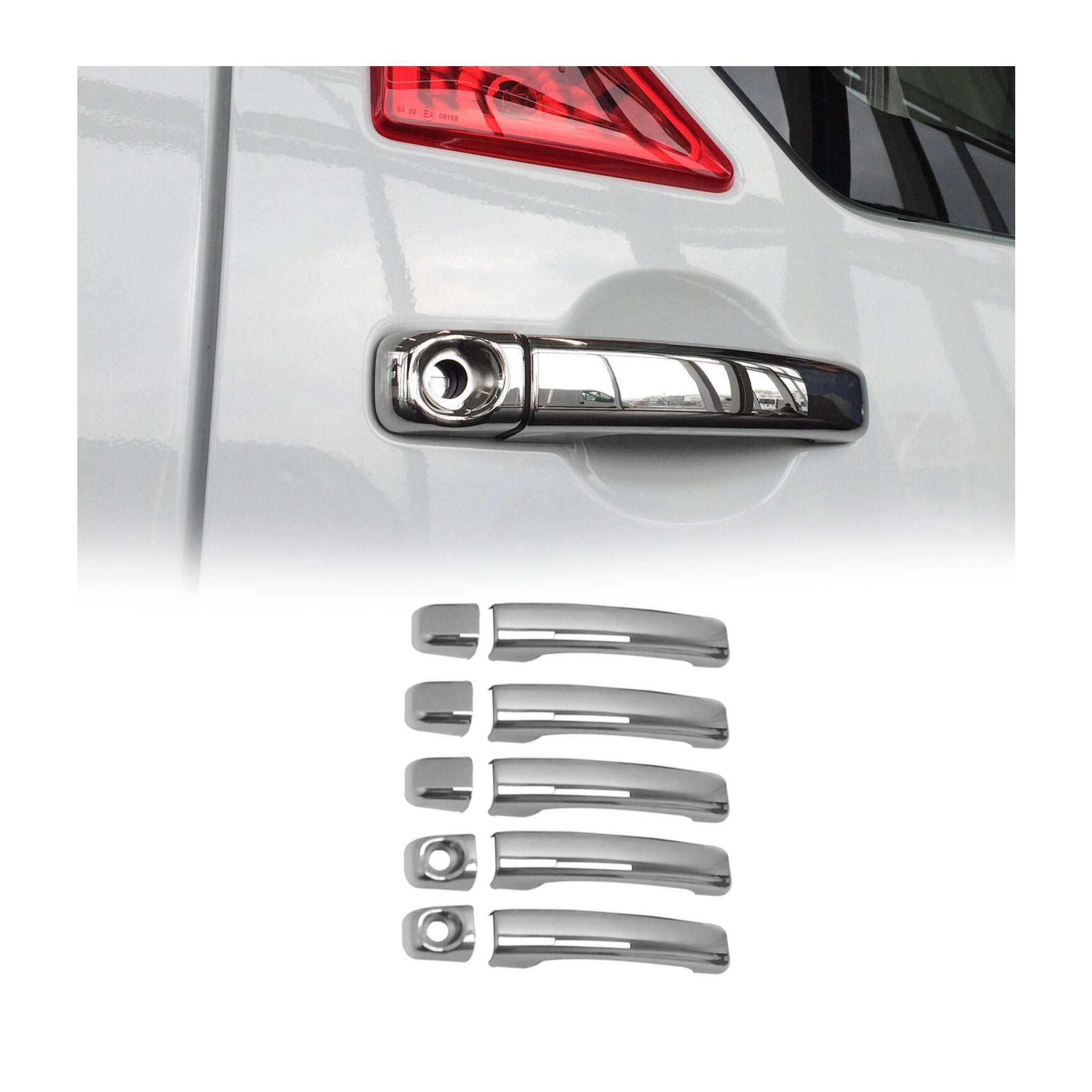 Chrom Türgriff Blende für Nissan NV400 2010-2024 5-Tür Edelstahl 10tlg