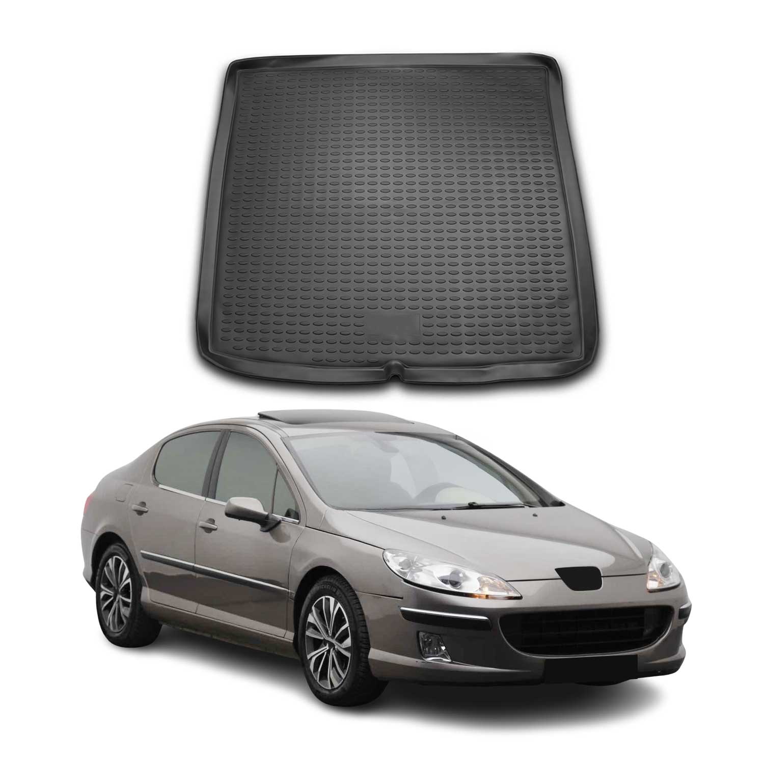 Kofferraummatte Kofferraumwanne für Peugeot 407 2004-2011 SW Kombi Gummi TPE