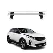 Menabo Dachträger Grundträger für Peugeot 3008 II Facelift 2021-2024 Alu Grau 2x