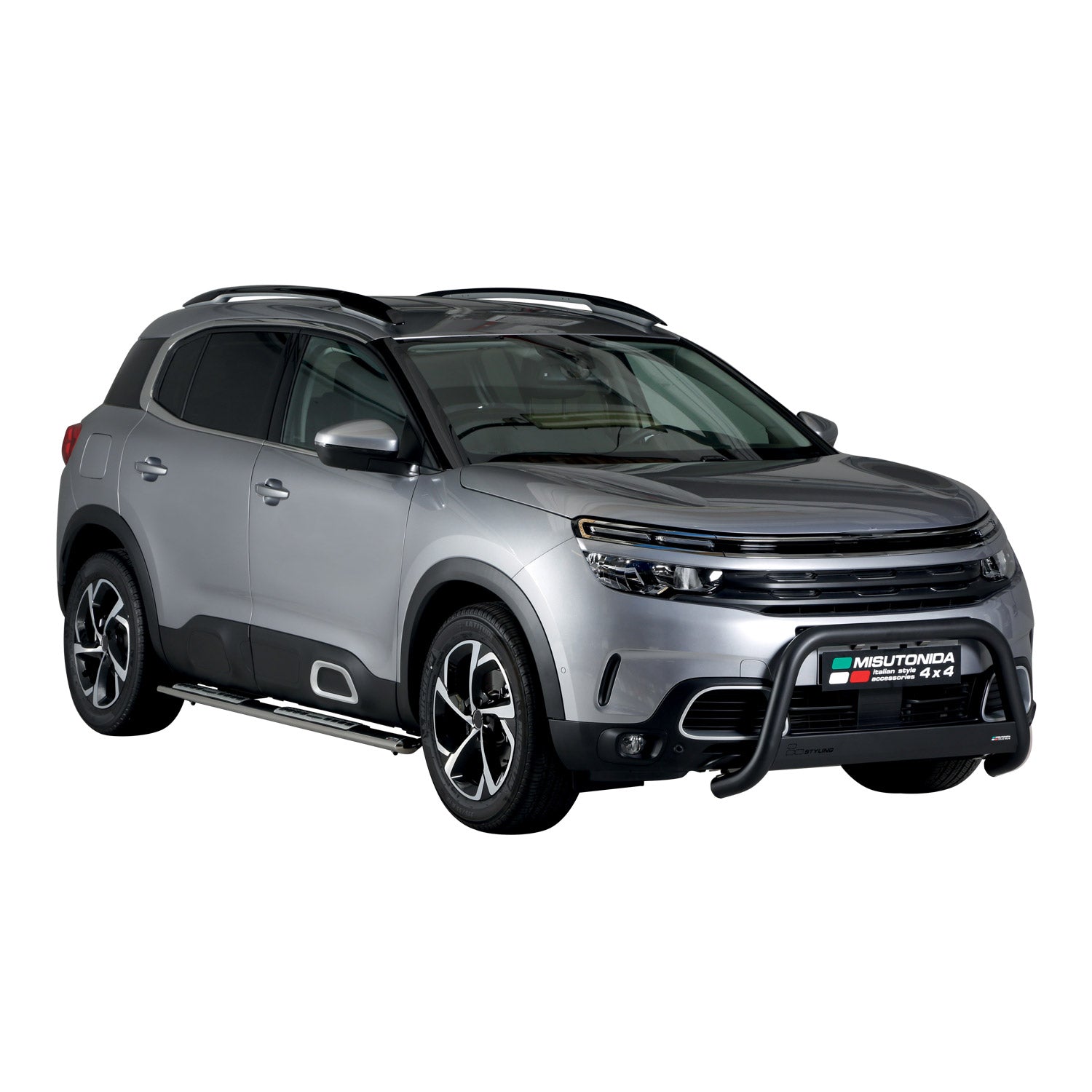 Frontbügel Frontschutzbügel für Citroen C5 Aircross 2018-2022 ø63 Stahl Schwarz